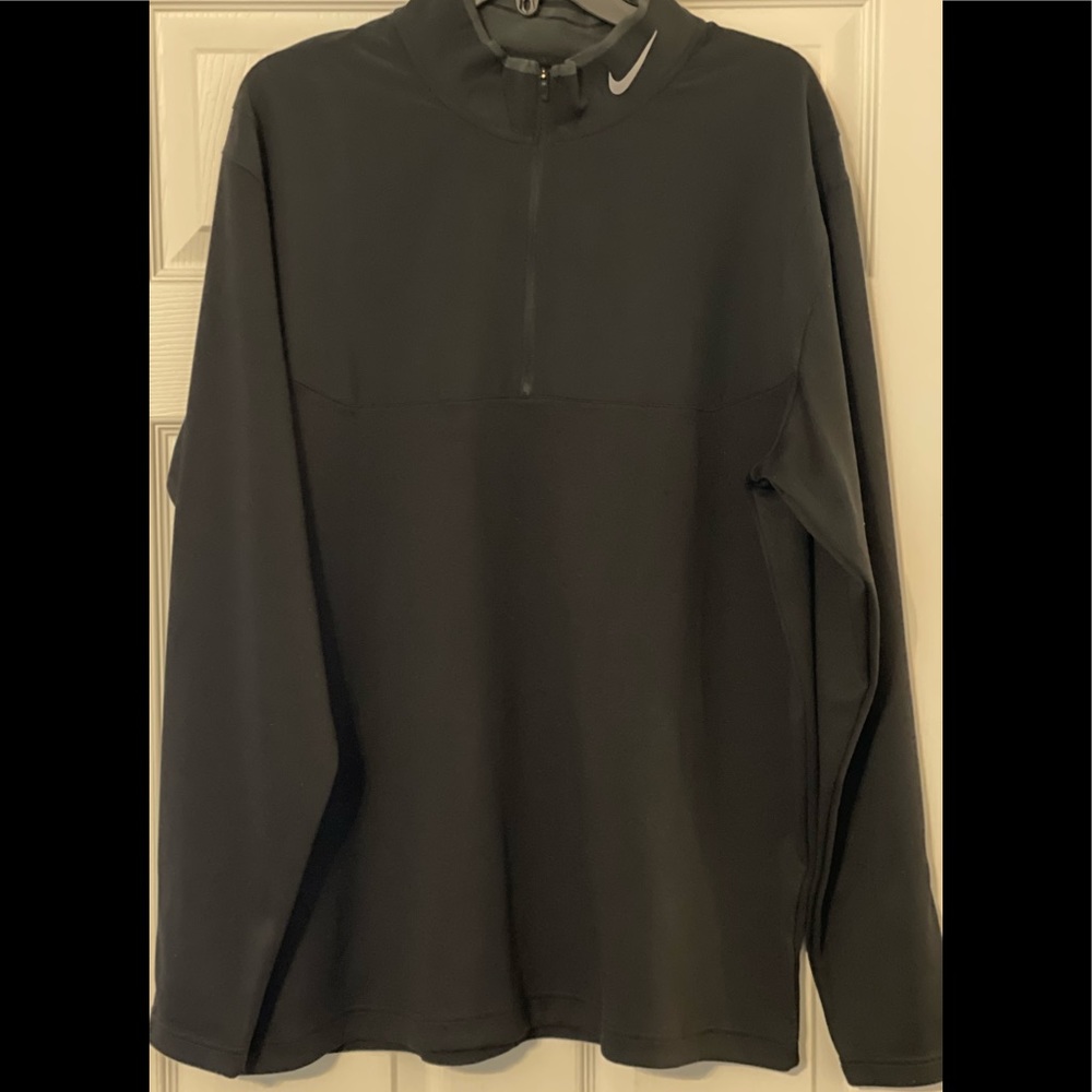 XL Black Nike Workout Zip-up Sweater